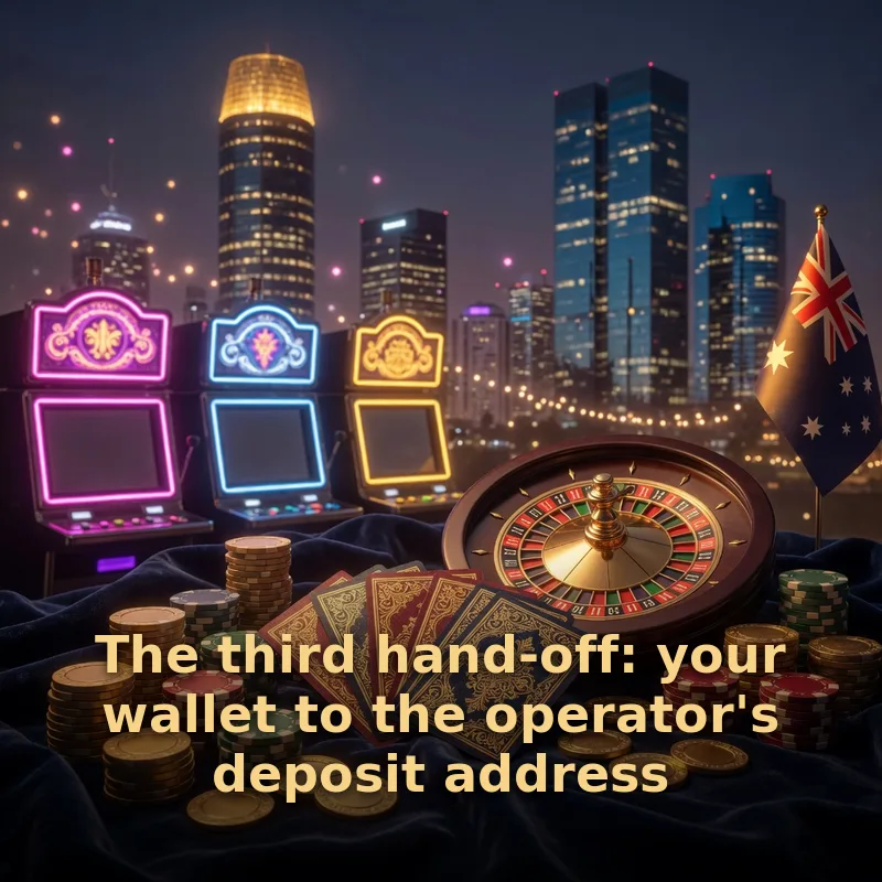 Dealer's hands sliding chips across green felt